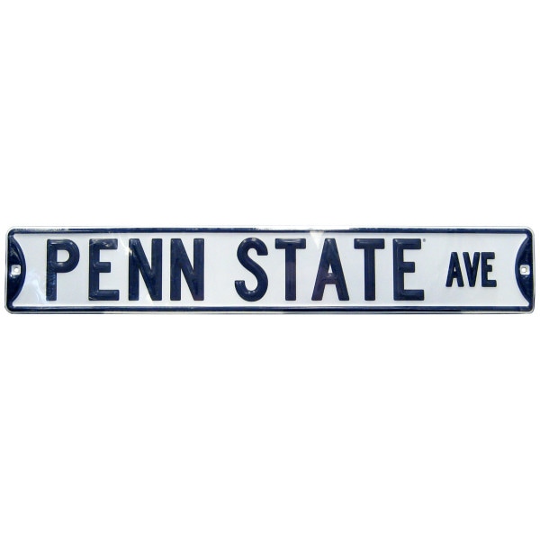 Penn State Ave metal street sign